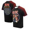Men's and Women's Crew Neck Short Sleeve T-shirt AC/DC 3D Printed Pop Rock Street Casual Top New Summer Fashion