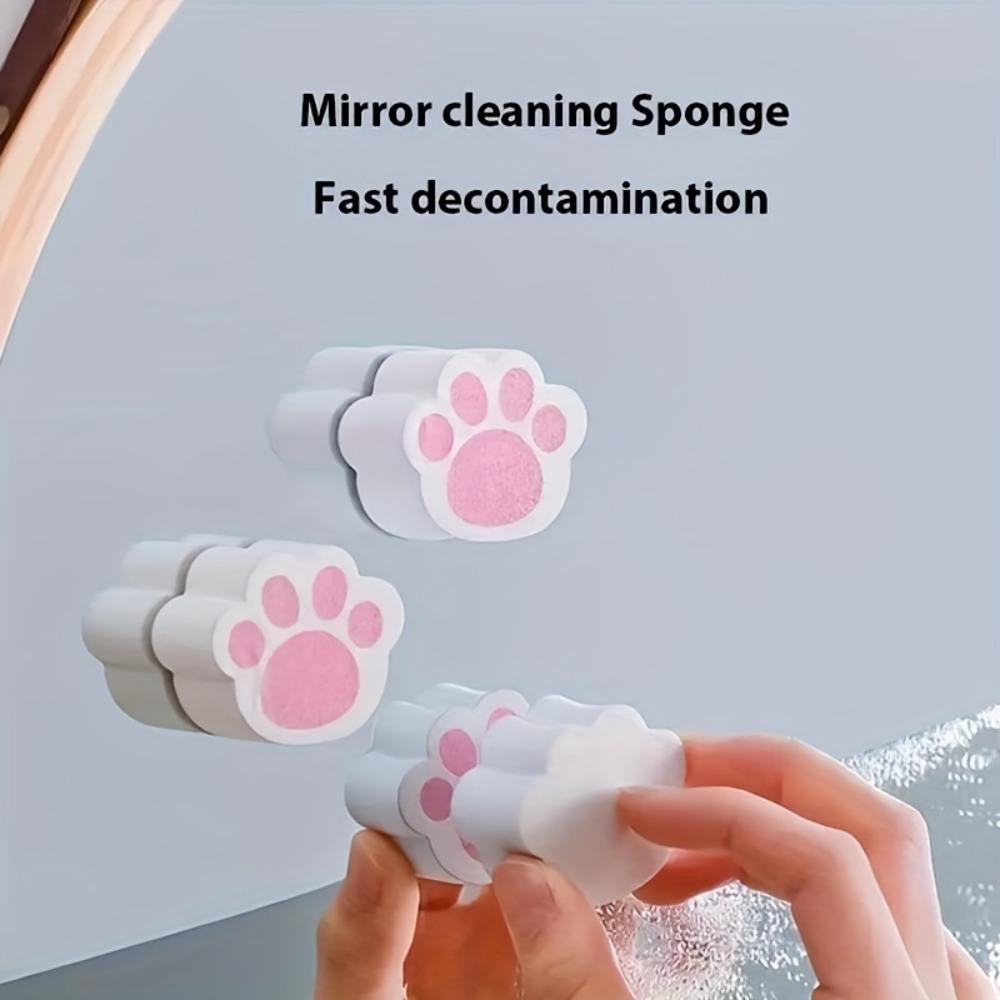 Mirror Cleaning Wipes Bathroom Glass Mirror Tap Descaling, Cleaning Sponge Magic Wipe, Wipe To Remove Stains Without Leaving Washroom Fabulous Traces