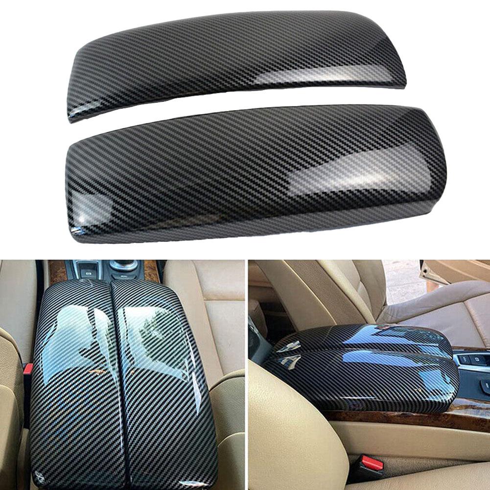 Крышка коробки подлокотника ABS Совершенно новый стиль из углеродного волокна