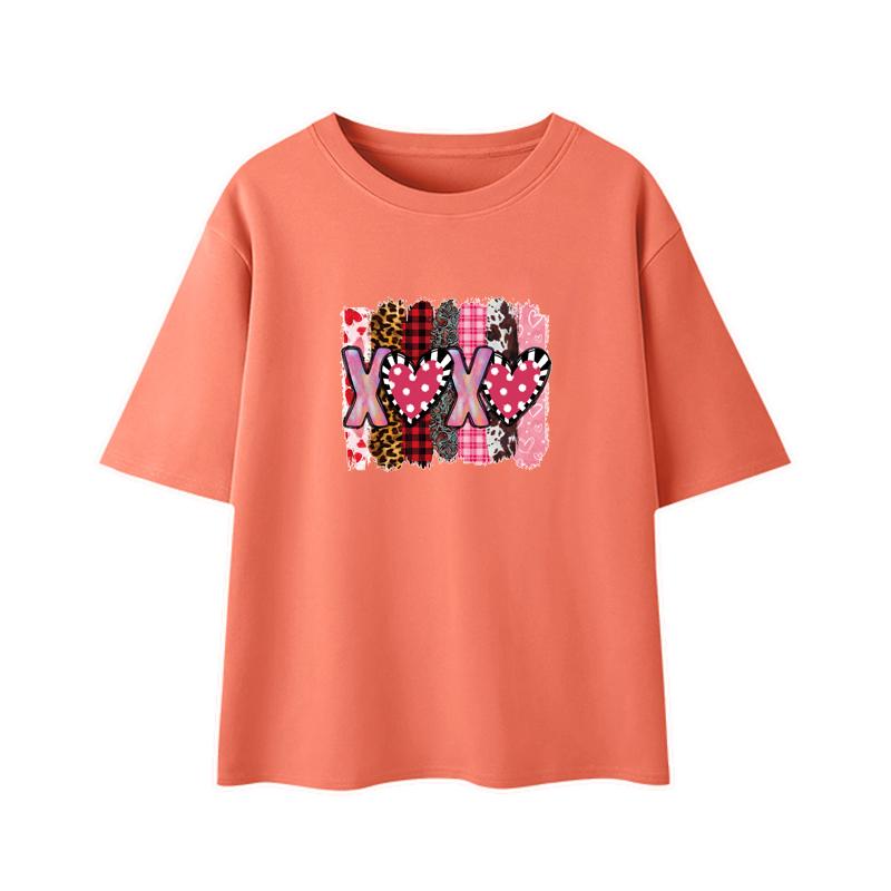Наклейки на одежду Xoxo Valentine, наклейки Parches Ropa, футболки, аппликации с термопрессом, толстовки с капюшоном, термонашивки своими руками