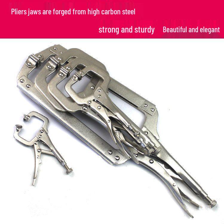 Universal Industrial-Grade C-Type Pressure Pliers: 6, 9, 11-18 Inch Multifunctional Woodworking Clamp