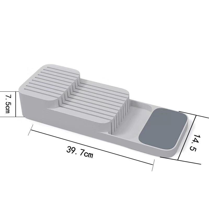 Новый практичный органайзер для ящиков, отделение ножей, отделка, ящик для хранения, органайзер для ножей, органайзер для кухонных принадлежностей