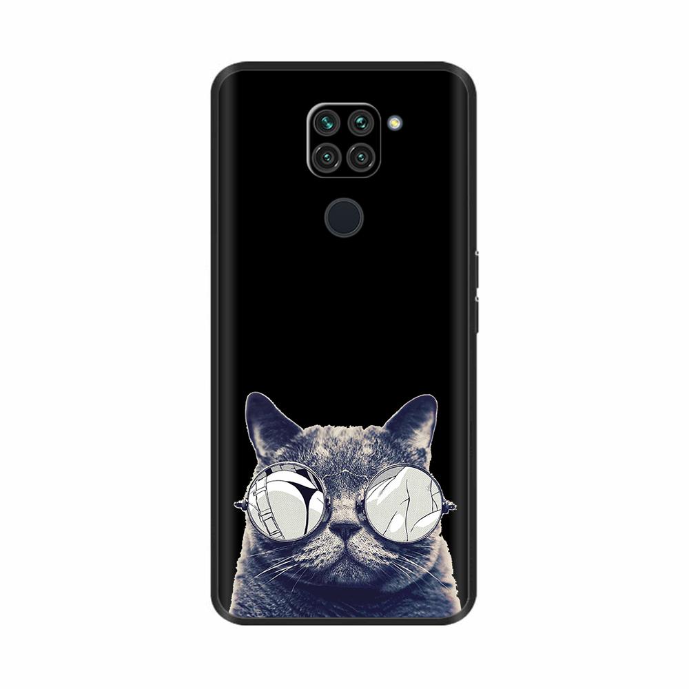 Чехол Для Xiaomi Redmi Note 9 Чехол Мягкая Черная Силиконовая Задняя Крышка Для Redmi Note9 Чехол Redmi Note 9 Чехол Funda Coque Бампер Оболочка