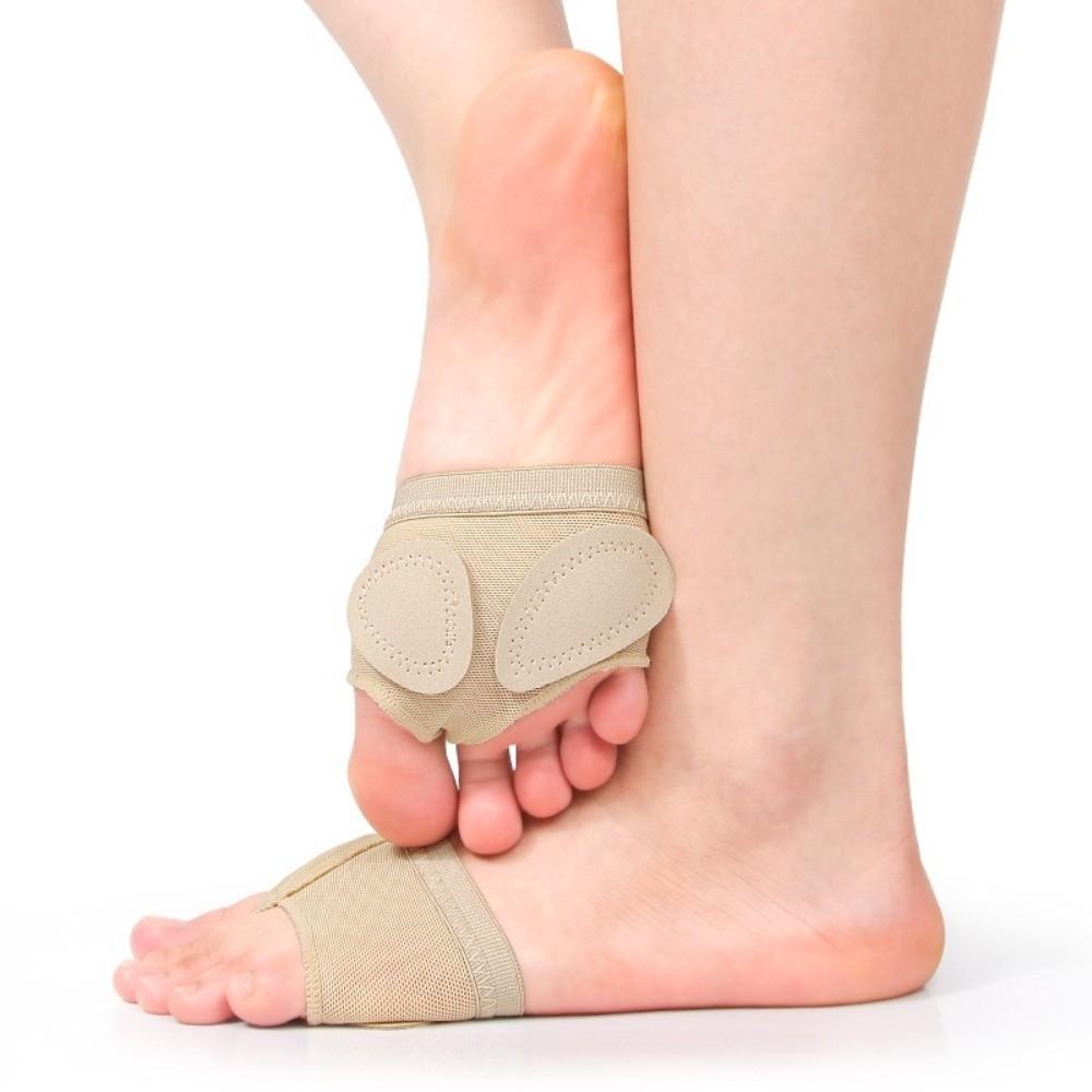 1pair Double Patch Toe Pads Non-Slip Half Sole Forefoot Socks New Dance Paws Cover Fitness