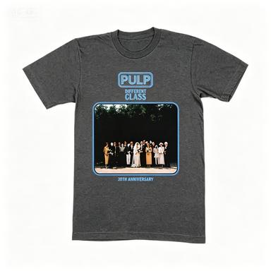 Vintage Pulp Different Class 30th Anniversary Album Graphic Tee 2026british Rock Fan Casual Cotton T Shirt