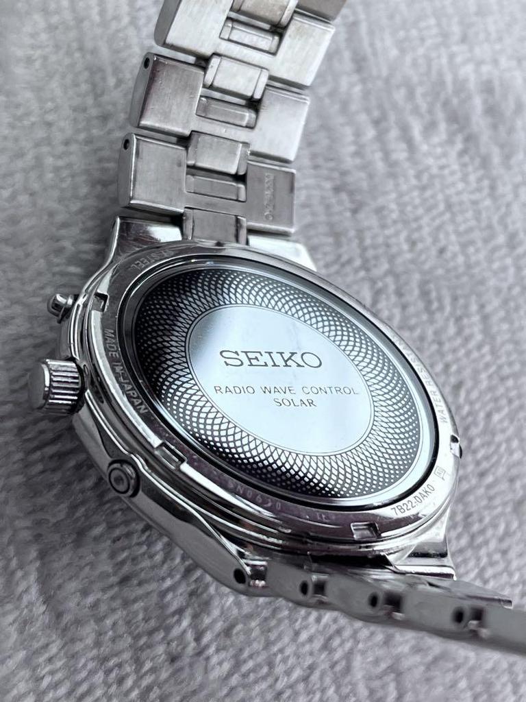 [Б/У] Неисправные рабочие радио-солнечные часы Seiko Dolce 7B22-0AK0