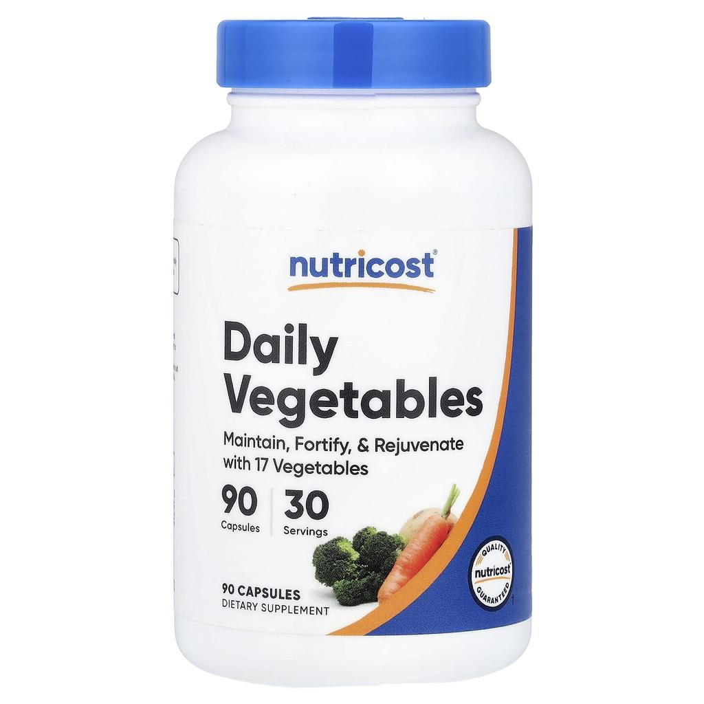 Nutricost Ежедневные овощи, 90 капсул