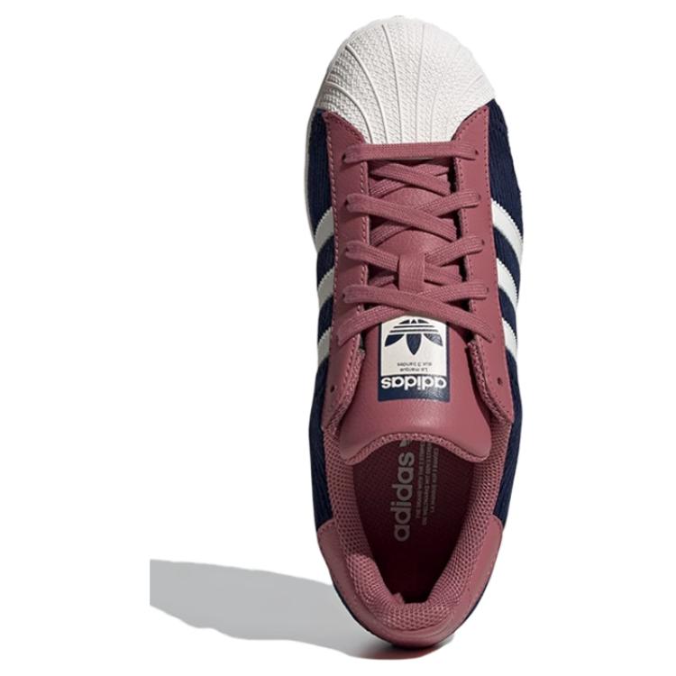 adidas Оригинальные Superstar Удобные Простые Низкие Кроссовки Женские Кроссовки Синие IG2152