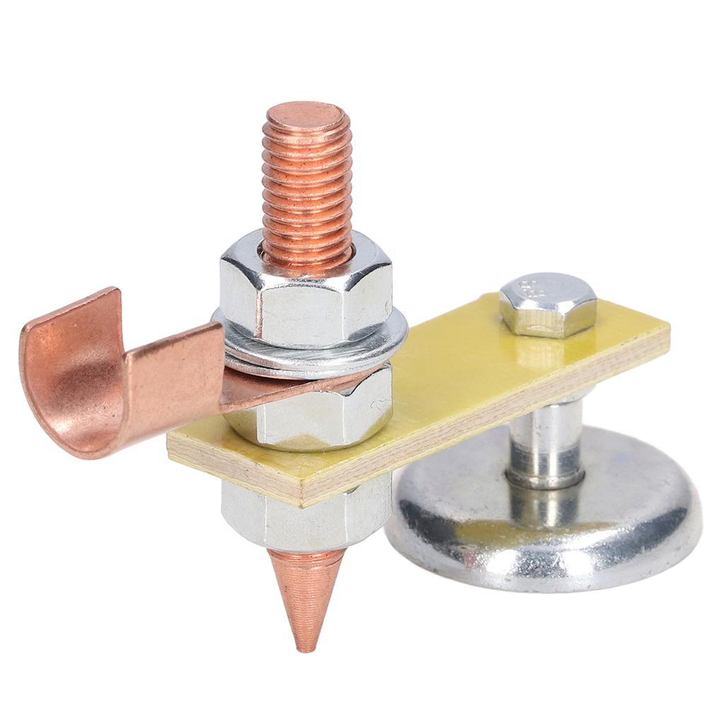 Магнитный сварочный зажим-поддержка Регулируемая сварочная поддержка Держатель массы с клеммным соединителем