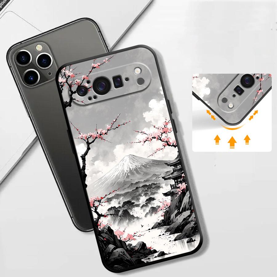 Чехол для Google Pixel 10A 6a 9a 10 9 Pro XL 8a 7a 6 7 8 Pro Funda Чехол для телефона Картина акварелью Пейзаж