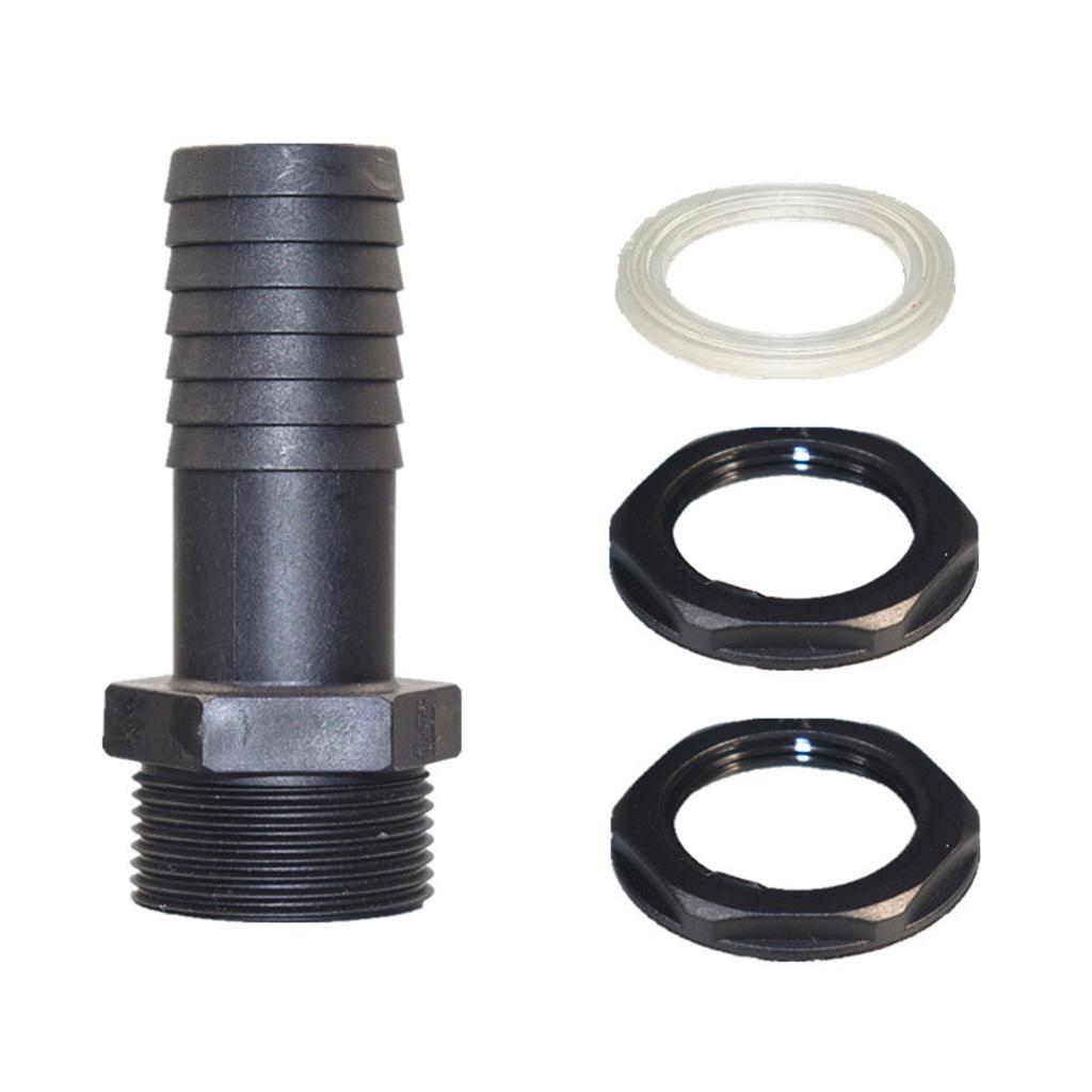 Ершовый соединитель для труб для легкой установки бочки для воды, переливной вентиль для садового резервуара для воды, пластик