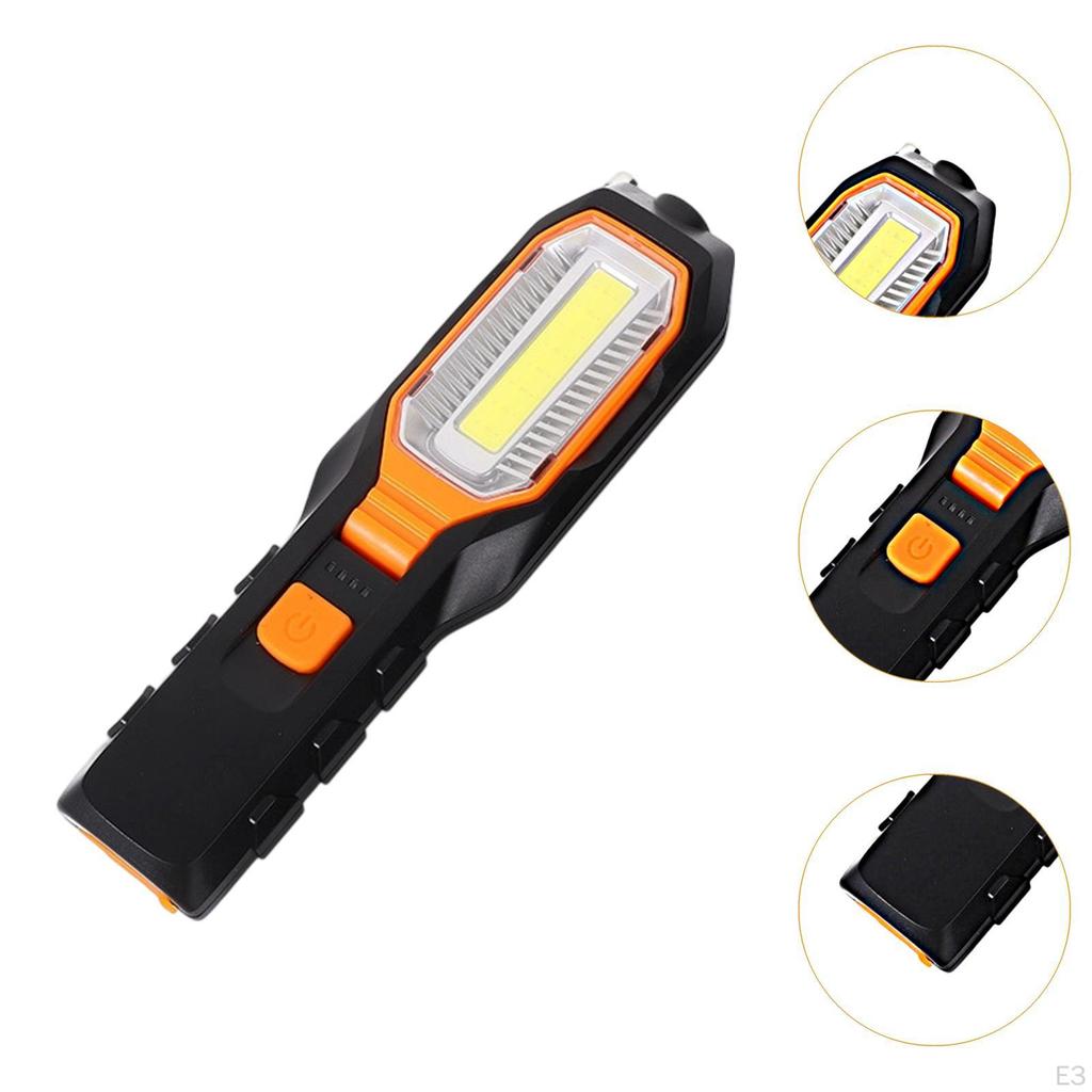 COB Cordless Inspection Lamp LED Rechargeable Work Light Handheld Torches for Truck