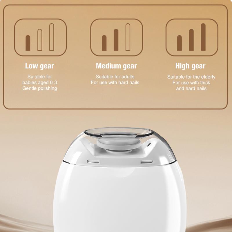 New electric nail clipper, fully automatic nail clipper, hand and foot dual-use nail grinder, elderly and children's nail clippe