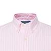 Polo Ralph Lauren Ss22 Полосатая рубашка с вышитым логотипом на пуговицах с длинным рукавом Мужские рубашки Розовые 710829448-002