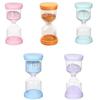 Desirable Hourglass Set of 5 for Kids, 1, 3, 5, 10, and 15 Minute Timers, Waterproof, Gift, Kitchen Decor, Study, Sauna
