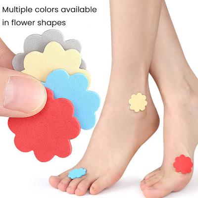 4 шт. Подушечки на каблук в форме цветка Самоклеящиеся Нескользящие Облегчение боли в ногах Предотвращение мозолей Свободная обувь Высокий каблук Сцепление Подушка Защита Вставка Подкладка