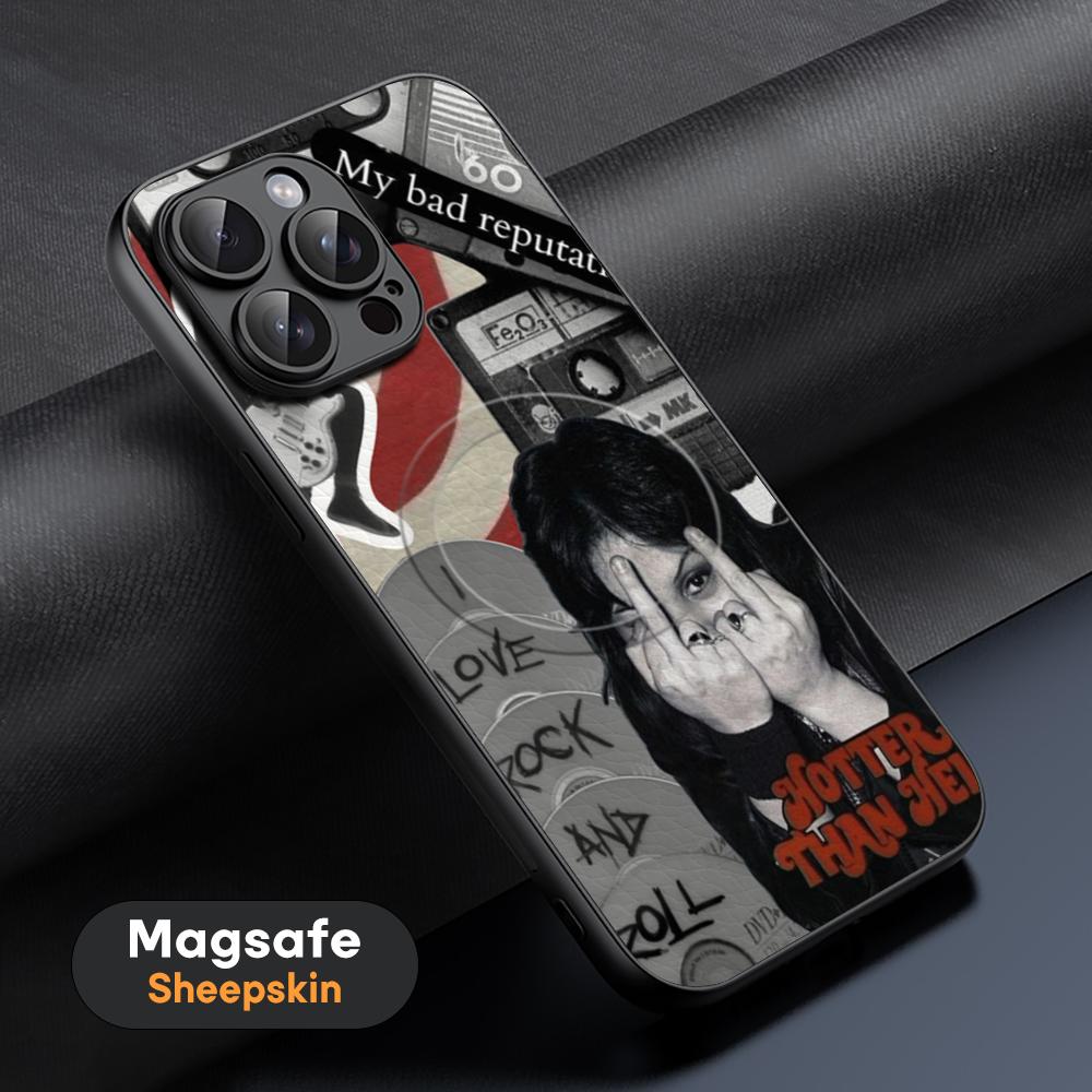 Cool Singer J-Joan J-ETT Hot Phone Case For iPhone 17 16 15 14 13 12 11 Plus Pro Max High-end Luxury Magsafe Sheepskin