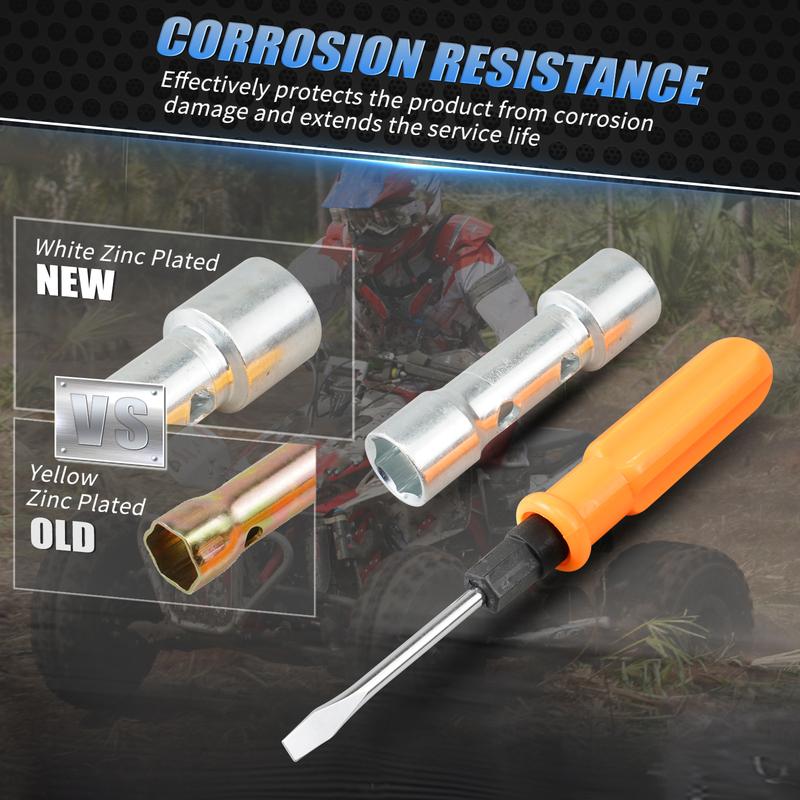 16 / 18mm Spark Plug Removal Deep Socket Wrench For KTM 400 SXC 640 LC4 Adventure R Duke Supermoto 2000 Yamaha Grizzly 660
