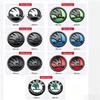 80mm/90mm Emblem For Skoda Logo Fabia 1 2 Octavia a7 RS Superb Rapid Yeti Karoq Vision Car Head Front Rear Boot Tailgate Sticker xkbf53