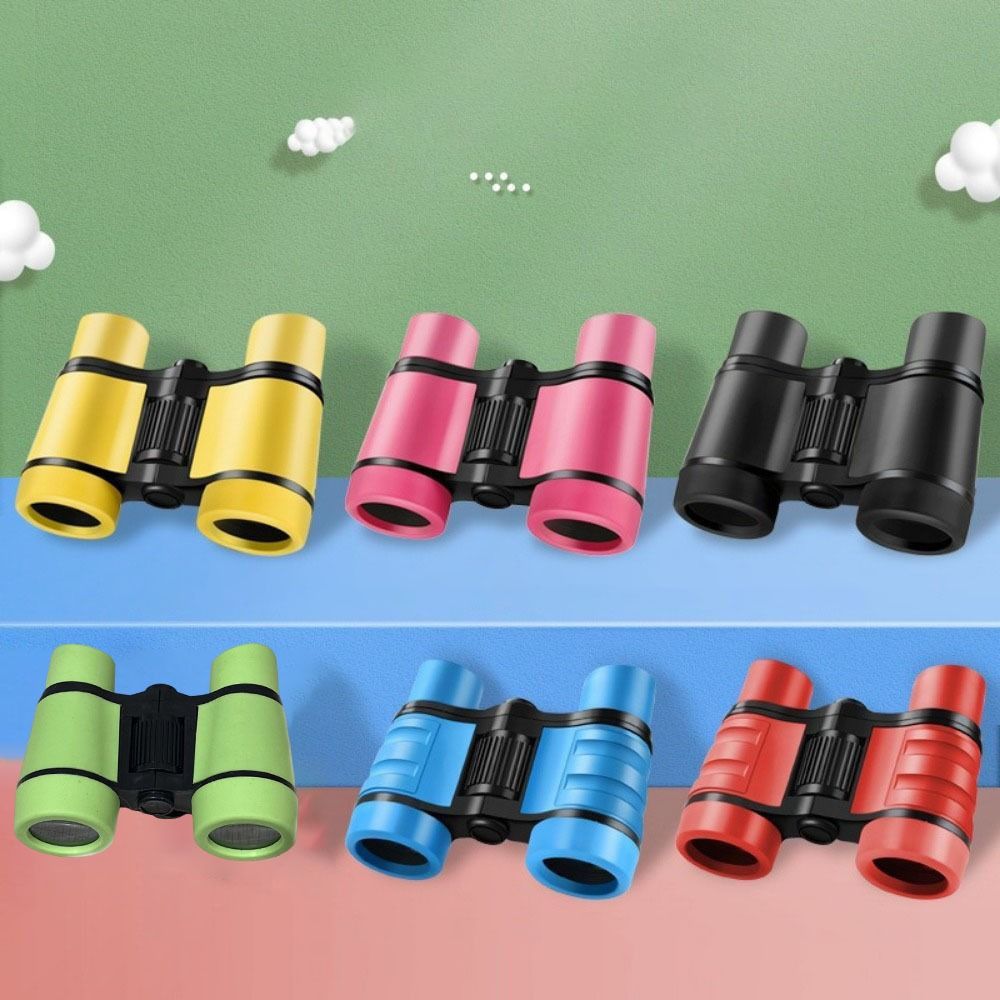 ABS Binocular 4X30 Magnification Science Education Toy Cartoon Kids Telescope Exploring