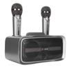 ST-2028 Портативная караоке-система Bluetooth Караоке-машина с 2 микрофонами для свадебной вечеринки