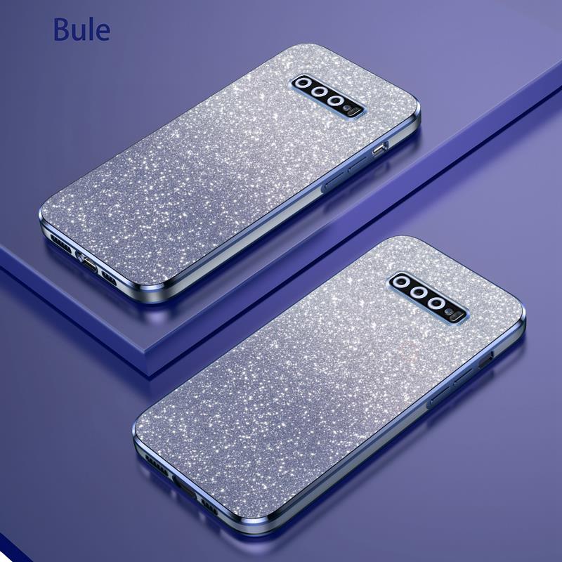 Роскошный чехол с градиентным блестящим покрытием для женщин Samsung Galaxy S10 Plus, противоударный мягкий силиконовый чехол, задняя крышка S10plus S 10