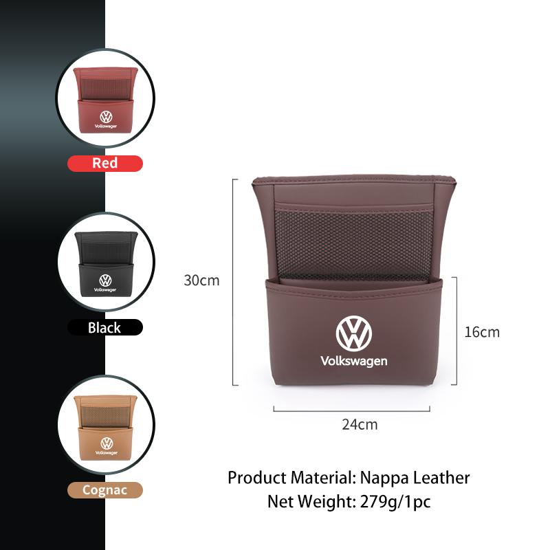 Large Capacity Car Center Console Seat Storage Bag For VW GTI Polo Passat Scirocco Tiguan T-ROC Touareg Touran CC Sportcoupe zw9