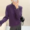 Women's Winter Doll Collar Crochet Knitwear: Stylish Tassel-Trimmed, Thick, Soft, Skin-Friendly Sweater