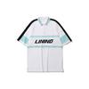 Li Ning Sports Fashion Series свободная рубашка поло с коротким рукавом мужская белая APLR113-5