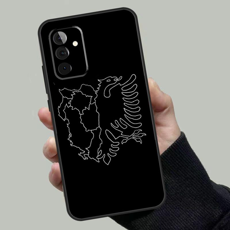 Чехол-флаг Албании для Samsung Galaxy A55 A35 A15 A52 A32 A12 A16 A26 A36 A56 A53 A33 A13 A14 A34 A54 A17
