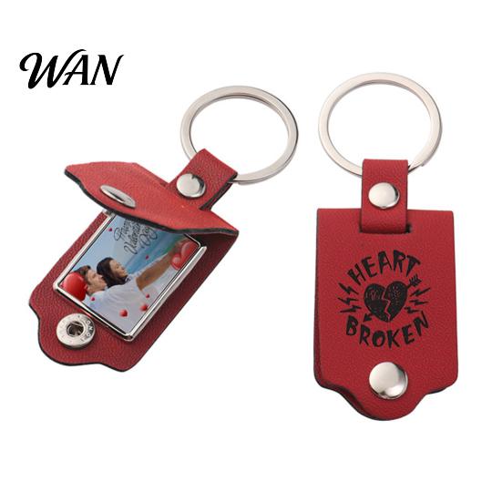 Commuter Bag Keychain Pendant, Flip-Up Photo Frame Student Schoolbag Charm, Durable Charm Metal Buckle Scratch-Resistant Car Key Accessory Pendant