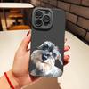 Милый Чехол Для Телефона С Рисунком Шнауцера Для Samsung Galaxy S25 S24 S23 FE S22 Ultra S21 S20 Plus A15 A35 A54 A55 Ударопрочный Чехол