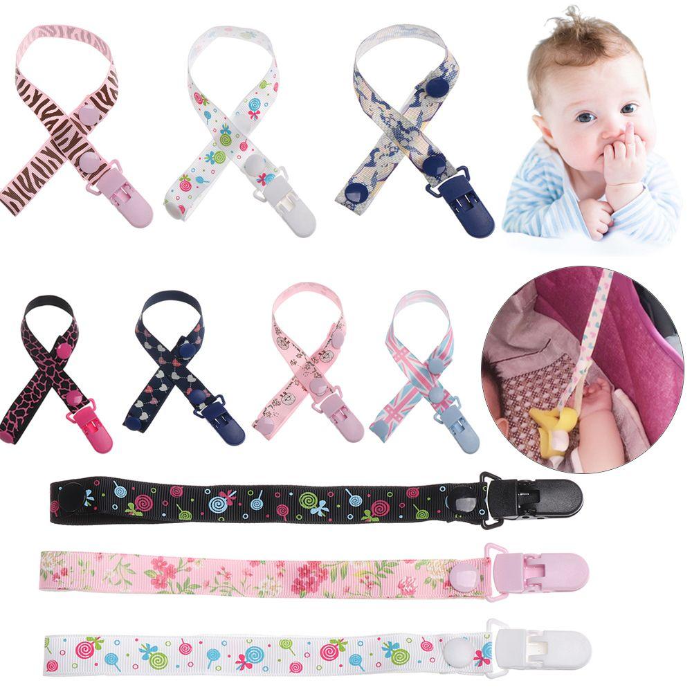 Rope Nipple Strap Infant Adjustable Length Pacifier Chain Baby Teething Soother Dummy Clips