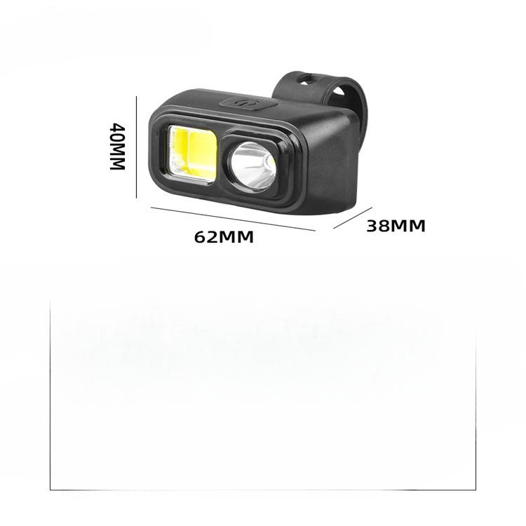 Cross Border Bicycle Front and Rear Light Set Type-C Charging Outdoor Waterproof Cycling Light Mountain Bike Night Warning Light