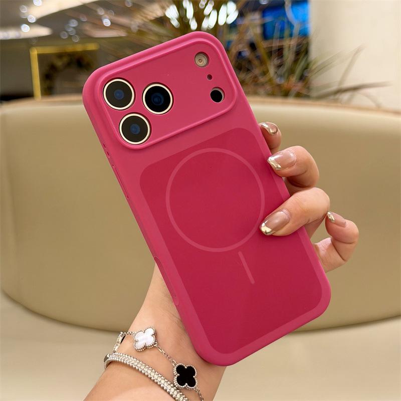 Применимо к iPhone17promax чехол для мобильного телефона из жидкого силикона простой контрастный цвет имитация Apple 16 защитный чехол кнопка ai