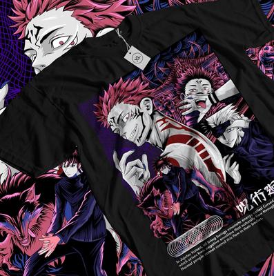 Футболка Рёмен Сукуна Jujutsu Kaisen JJK дзюдзюцу кайсен Аниме ужасов Подарочная футболка