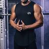 Спортивный быстросохнущий жилет Ins Gym, свободный жилет для бега с мышцами, летняя эластичная футболка без рукавов, пот для мужчин