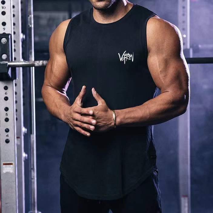 Спортивный быстросохнущий жилет Ins Gym, свободный жилет для бега с мышцами, летняя эластичная футболка без рукавов, пот для мужчин