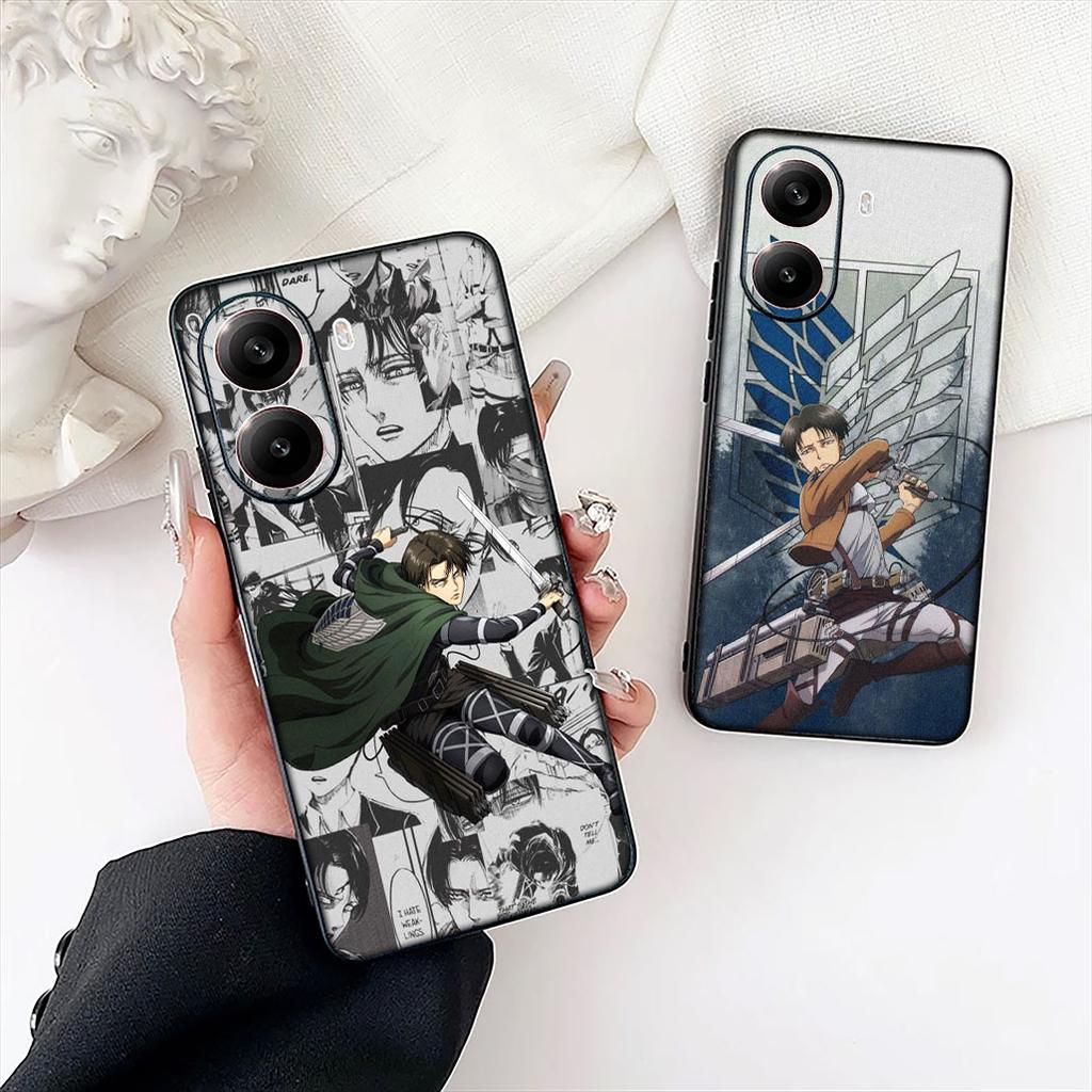 Jaeger Levi Attack on titan Eren Case for Motorola Moto Edge 70 60 Fusion NEO Pro G Stylus G56 G96 G52 G04 G05 G64 G71
