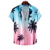 3D Cow Printing Men's Short Sleeve Shirt Summer Summer Men's Casual Shirt Outdoor Street Fashion Men's Short Sleeve