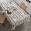 Скатерть Масло- и водостойкая скатерть с кисточками прямоугольная скатерть для журнального столика и стола в гостиной