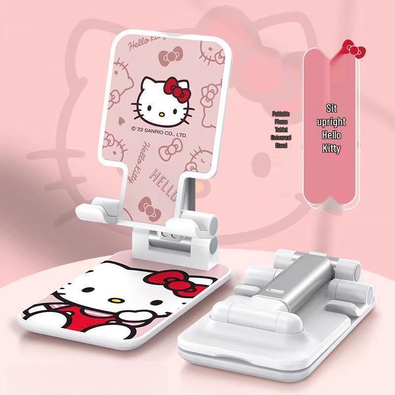 Foldable Rotating Phone Holder for Desktop Streaming and Watching