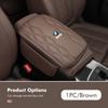 BBJA7 For BMW Car Armrest Box Pad Center Console Arm Rest Protector Cover Storage Pocket Elbow Rest Cushion X3 X5 M5 M3 E46 E90 E60