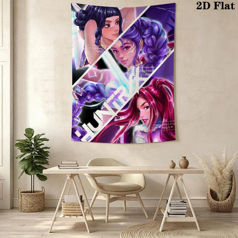 Vivid Fashion Show Bold Colors Unite Tapestry Wallmounted Fashion Print Background Wall Hanging Cloth Atmospheric Background Cloth Wall Decoration