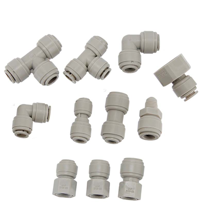 Фитинги для домашнего разливного пива, push-in, 1/4" 5/16" 3/8", пищевой класс, с EPDM-уплотнительным кольцом, герметичные