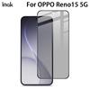 Для OPPO Reno 15 5G Global Стекло IMAK 3D Изогнутое Защитное Стекло с Защитой от Подглядывания Пленка Покрывающая Весь Экран