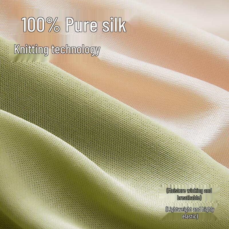 Women's 100% Mulberry Silk Antibacterial Seamless Briefs (2-Pack)