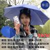 Double-Layer Windproof and Rainproof Fishing Umbrella Hat, Head-Mounted Sun Protection Folding Umbrella Hat, Outdoor Sunshade for Fishing