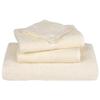 VidaXL Serviettes de toilette 2 pièces FROGN Crème 30 x 30 cm 100 % coton 136992