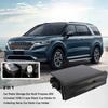 Универсальный черный ящик для хранения автомобильного радио 1DIN, 2-слойный, с подстаканником, для сбора предметов, многоцелевой подстаканник для автомобильного радио Y8O6
